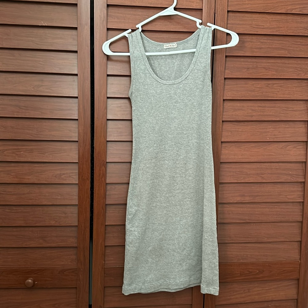 Cotton short tank top dress